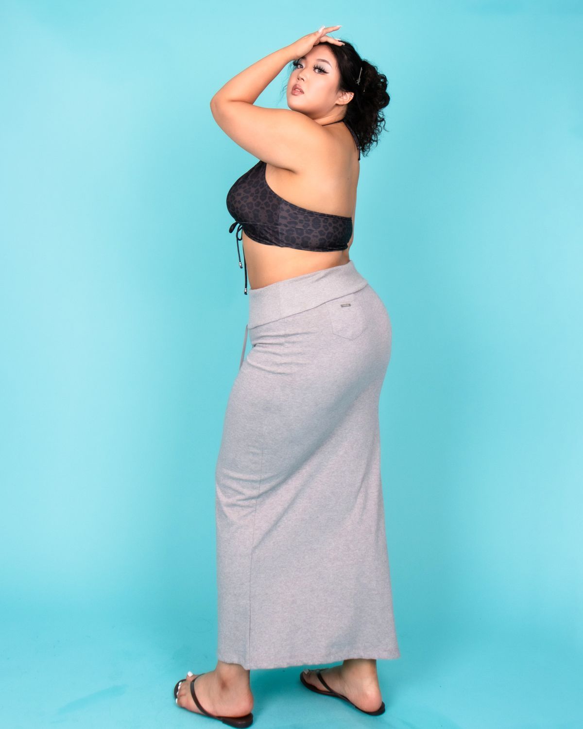 쿨시스(COOLSIS) CS COOLBEACH LONG SKIRTS-033 (GRAY)