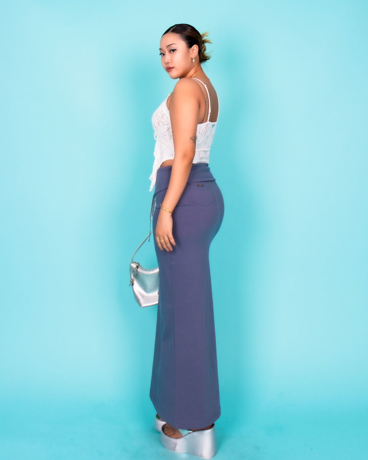쿨시스(COOLSIS) CS COOLBEACH LONG SKIRTS-033 (NAVY)