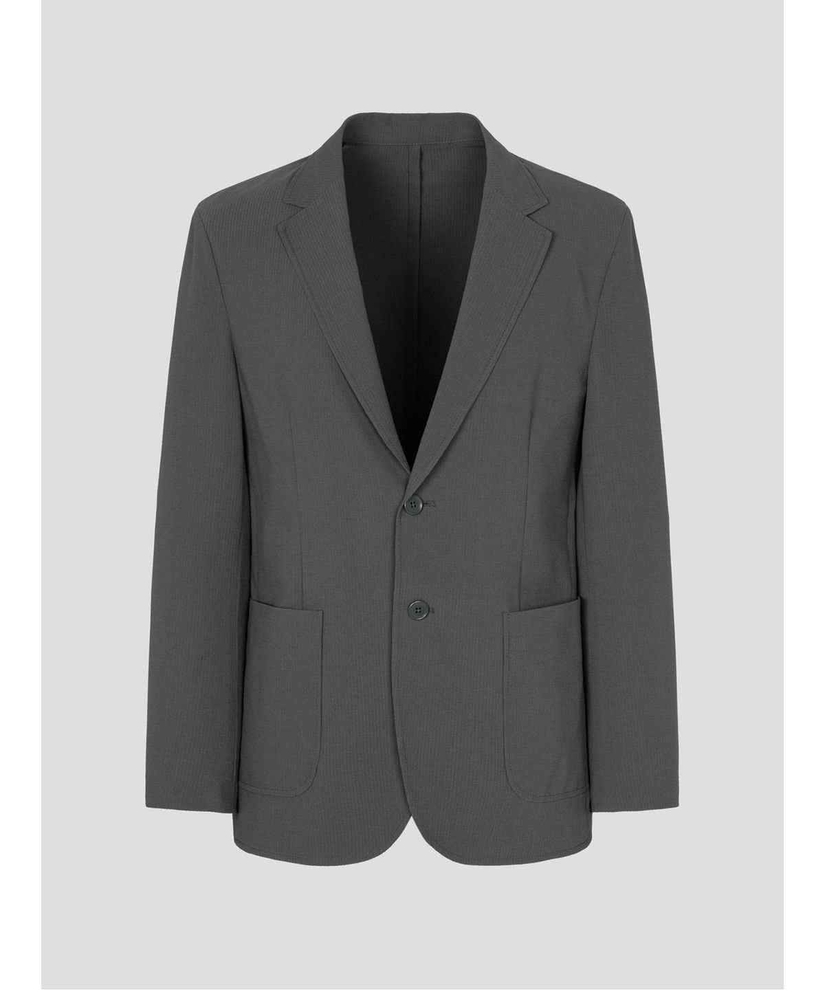 빈폴 멘(BEANPOLE MEN) 시어서커 솔리드 셋업 재킷  그레이