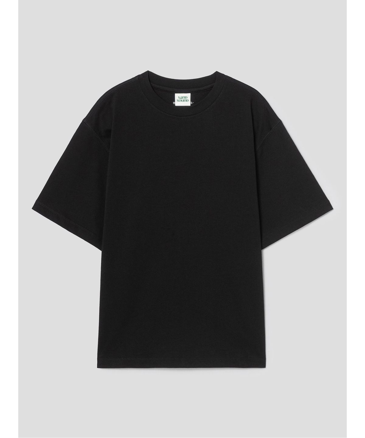 샌드 사운드(SAND SOUND) (UNISEX) EVERYONE 반소매 티셔츠  블랙