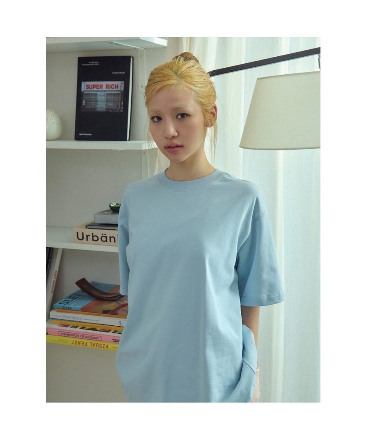 샌드 사운드(SAND SOUND) (UNISEX) EVERYONE 반소매 티셔츠  스카이 블루