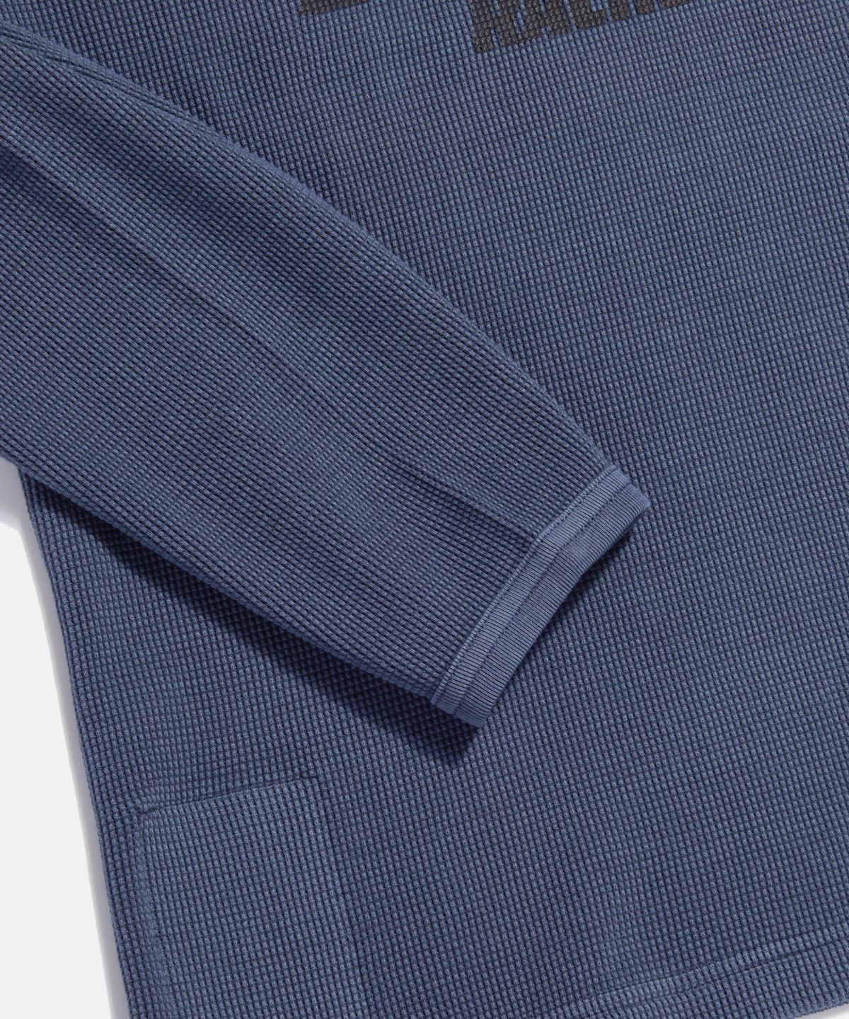 에스피오나지(ESPIONAGE) Bootlegger Pigment Thermal L/S Tee Navy