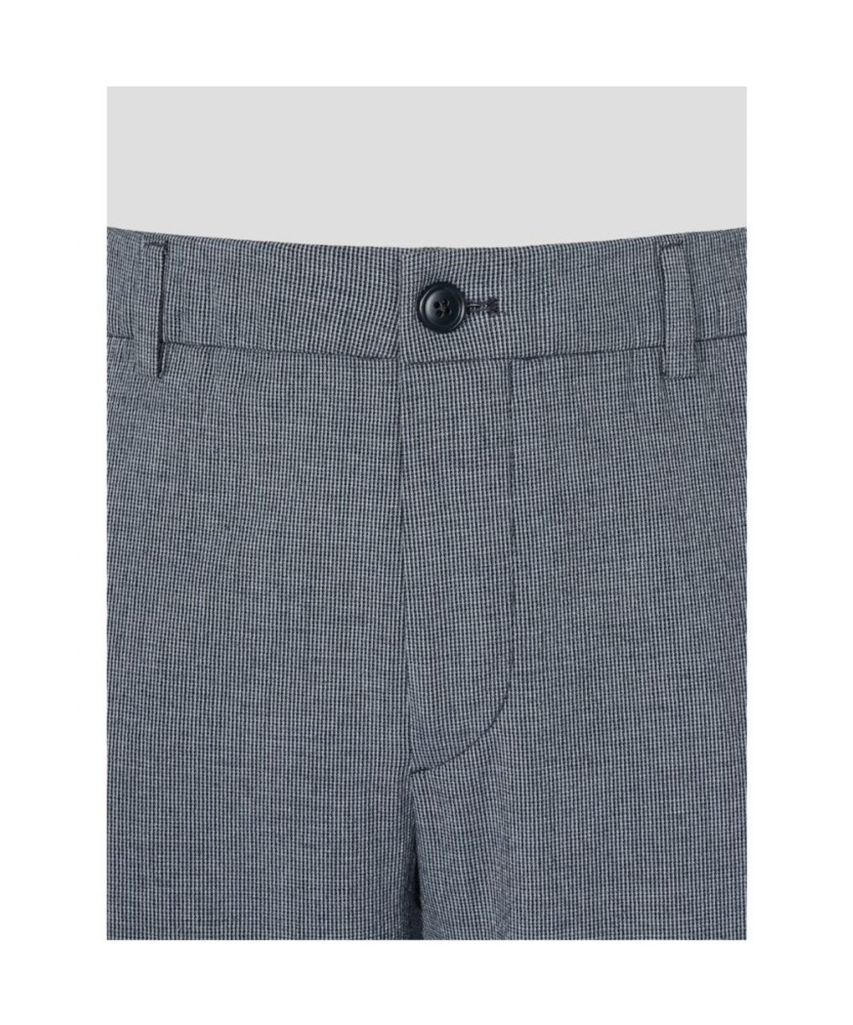 빈폴 멘(BEANPOLE MEN) 시어서커 패턴 셋업 스탠다드핏 팬츠  네이비