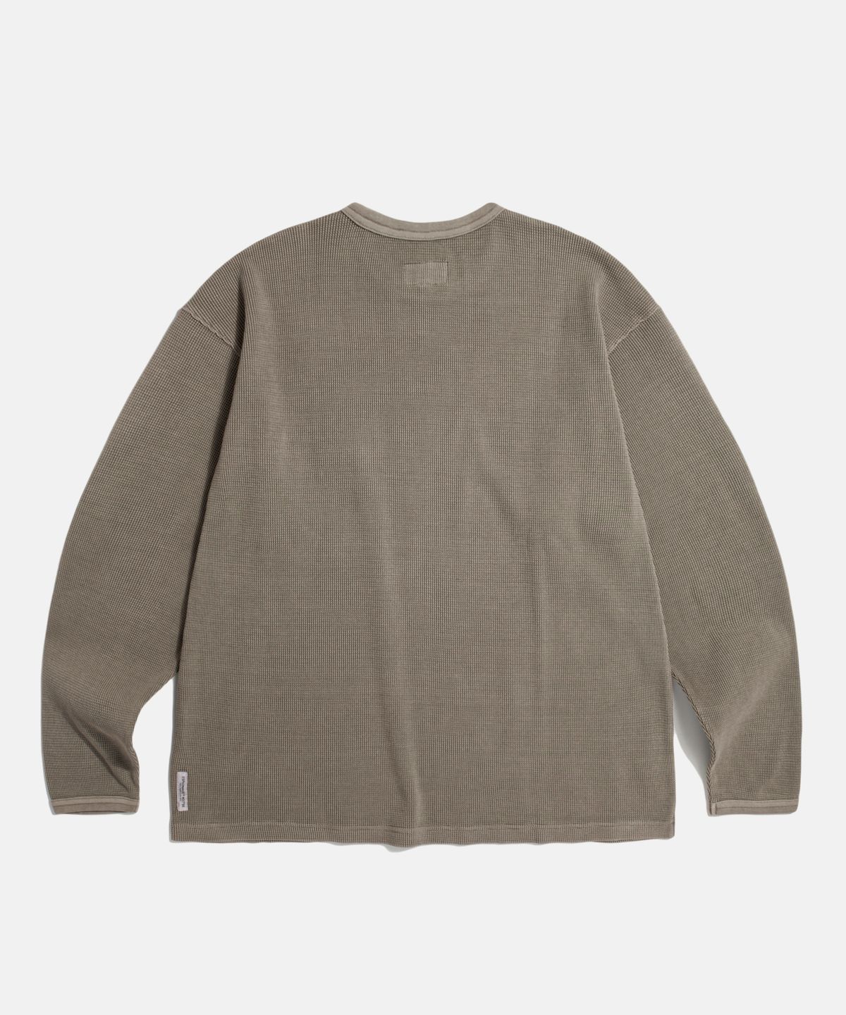 에스피오나지(ESPIONAGE) Pigment Thermal L/S Pocket Tee Taupe