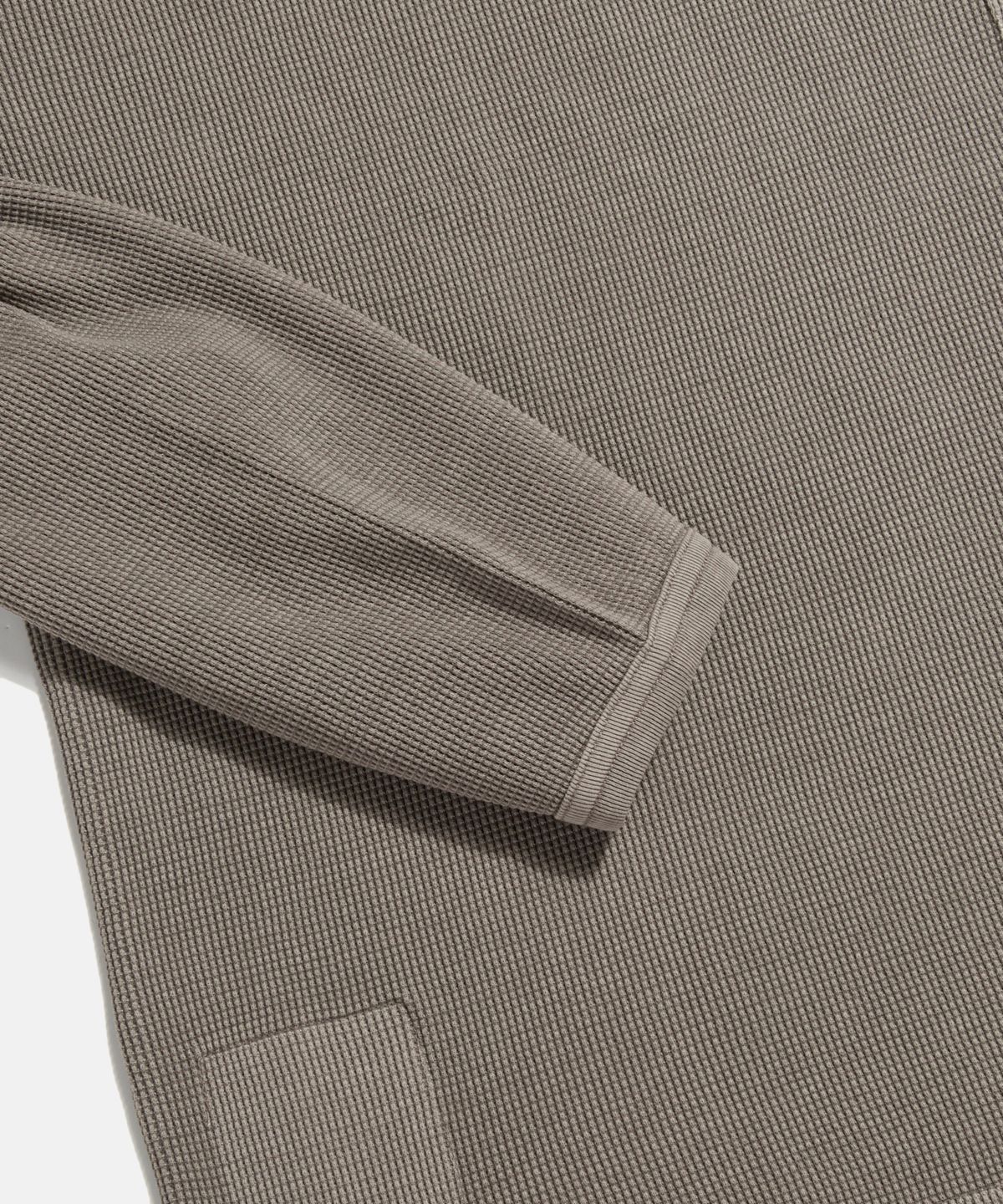 에스피오나지(ESPIONAGE) Pigment Thermal L/S Pocket Tee Taupe