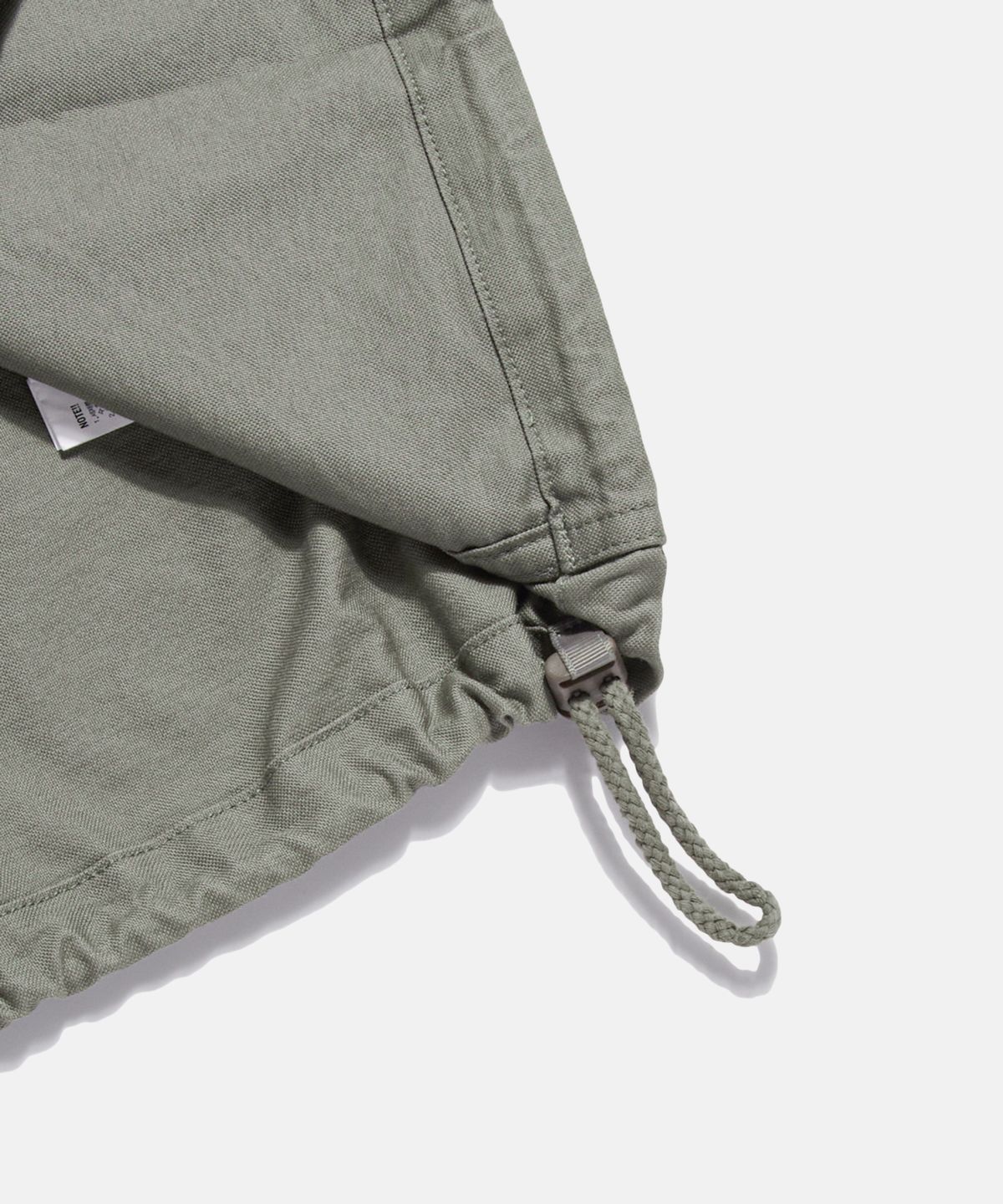 에스피오나지(ESPIONAGE) Cotton Oxford Henley Shirt Grey