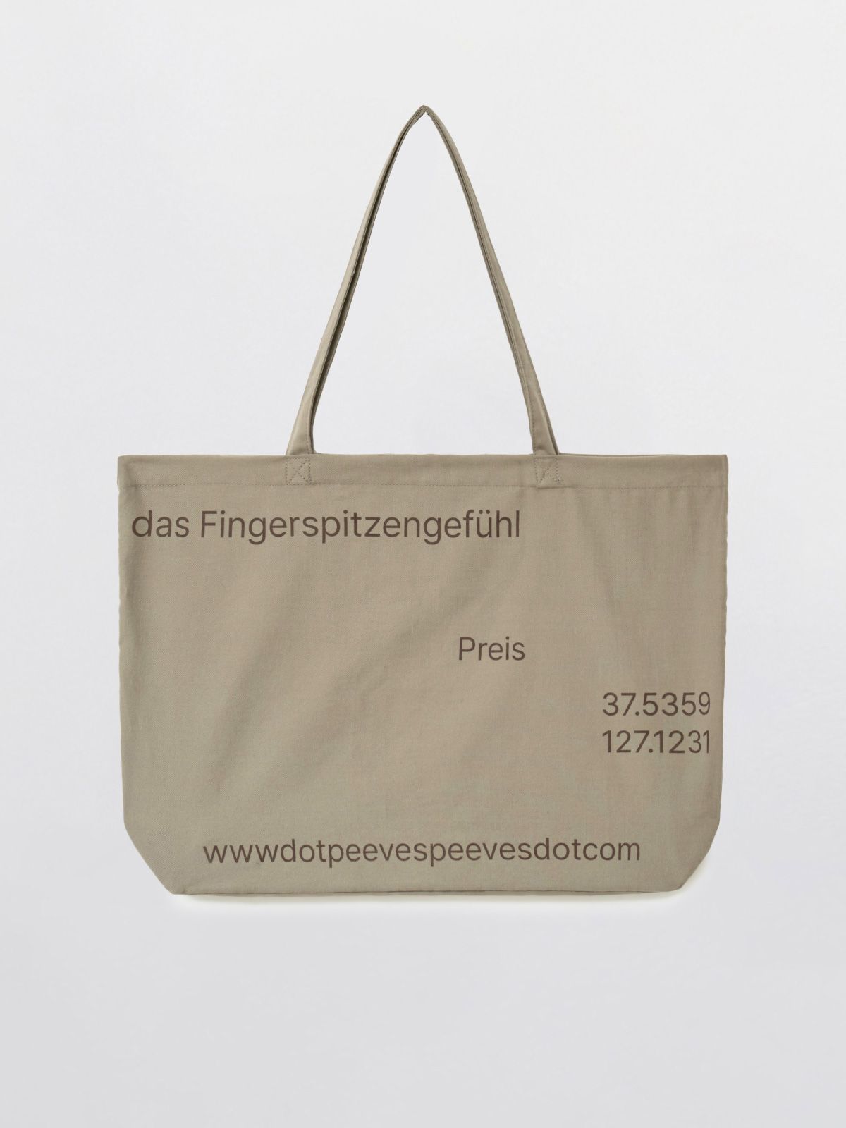 피브스피브스(PEEVES PEEVES) PVS Dot Button Bag / Khaki