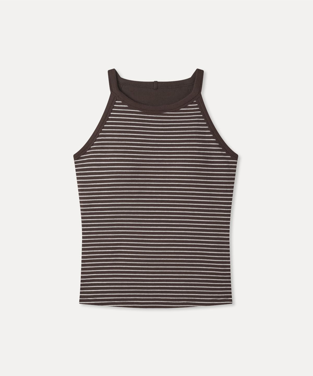 미쏘(MIXXO) 캡내장 홀터넥 슬리브리스