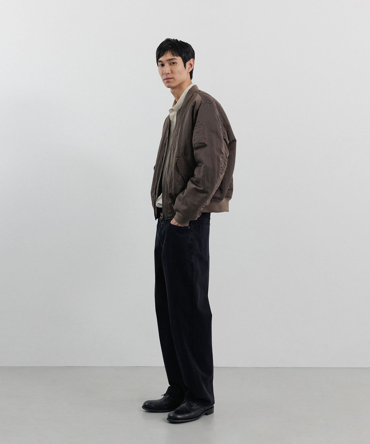 블랭크룸(BLANKROOM) 밀라 데님 팬츠_BLACK