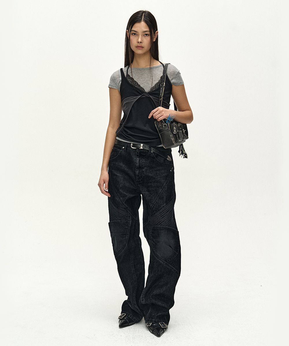 MUSINSA公式 | ANDERSSON BELL UPSIDE-DOWN LAYERED T-SHIRT atb1556w