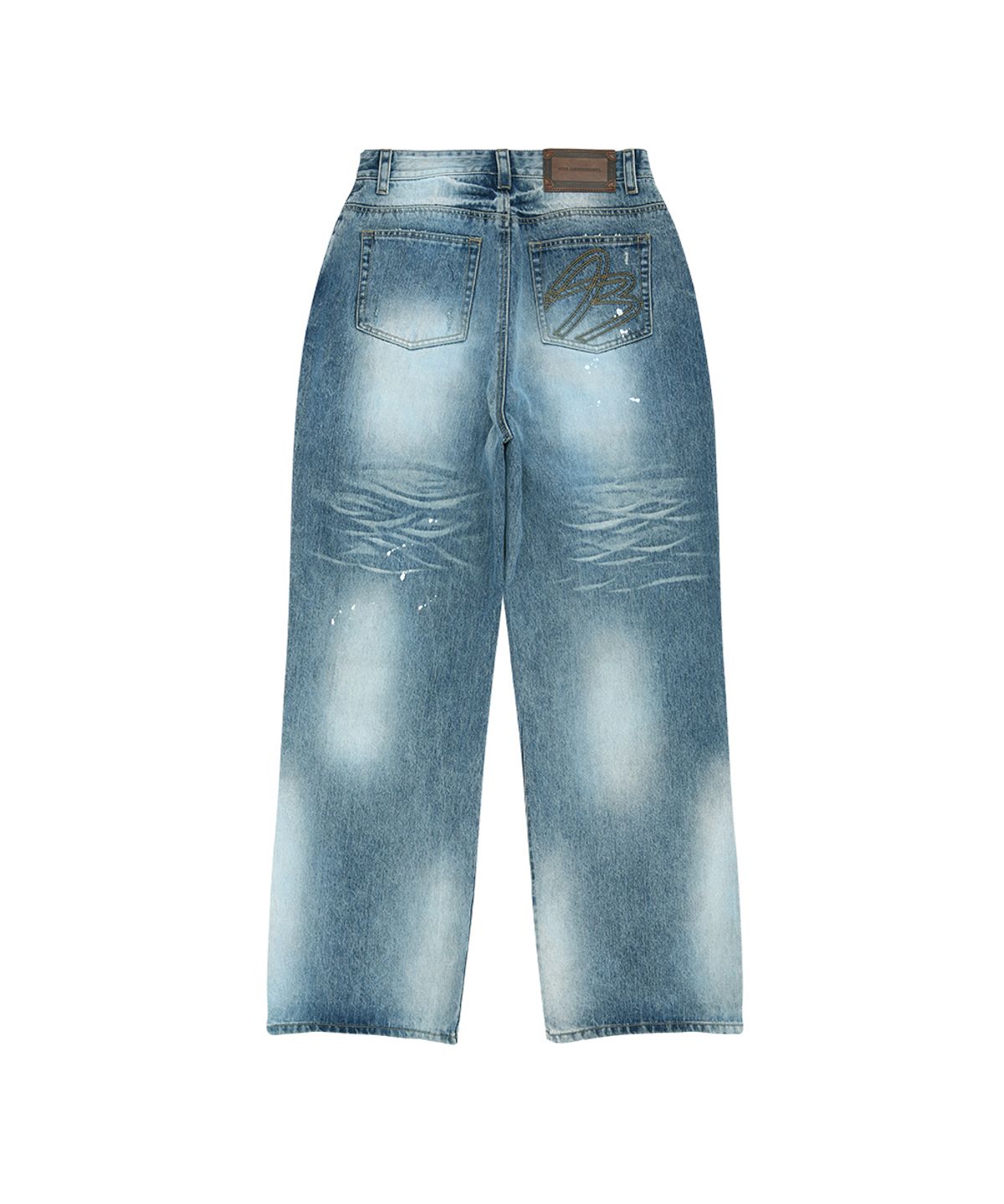 앤더슨벨(ADSB ANDERSSON BELL) REPAIR LOOSE-FIT JEANS apa878w(BLUE)