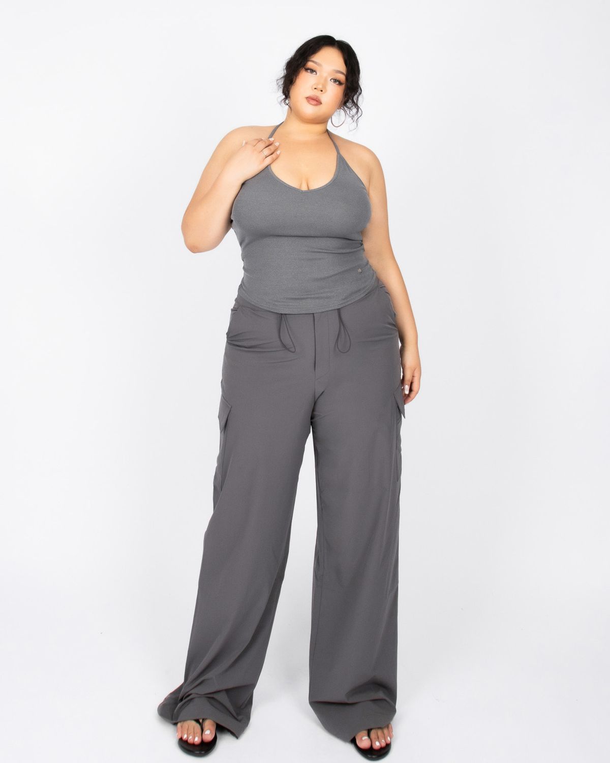 쿨시스(COOLSIS) CS BALL HALTER BRA TOP-029 (GRAY)