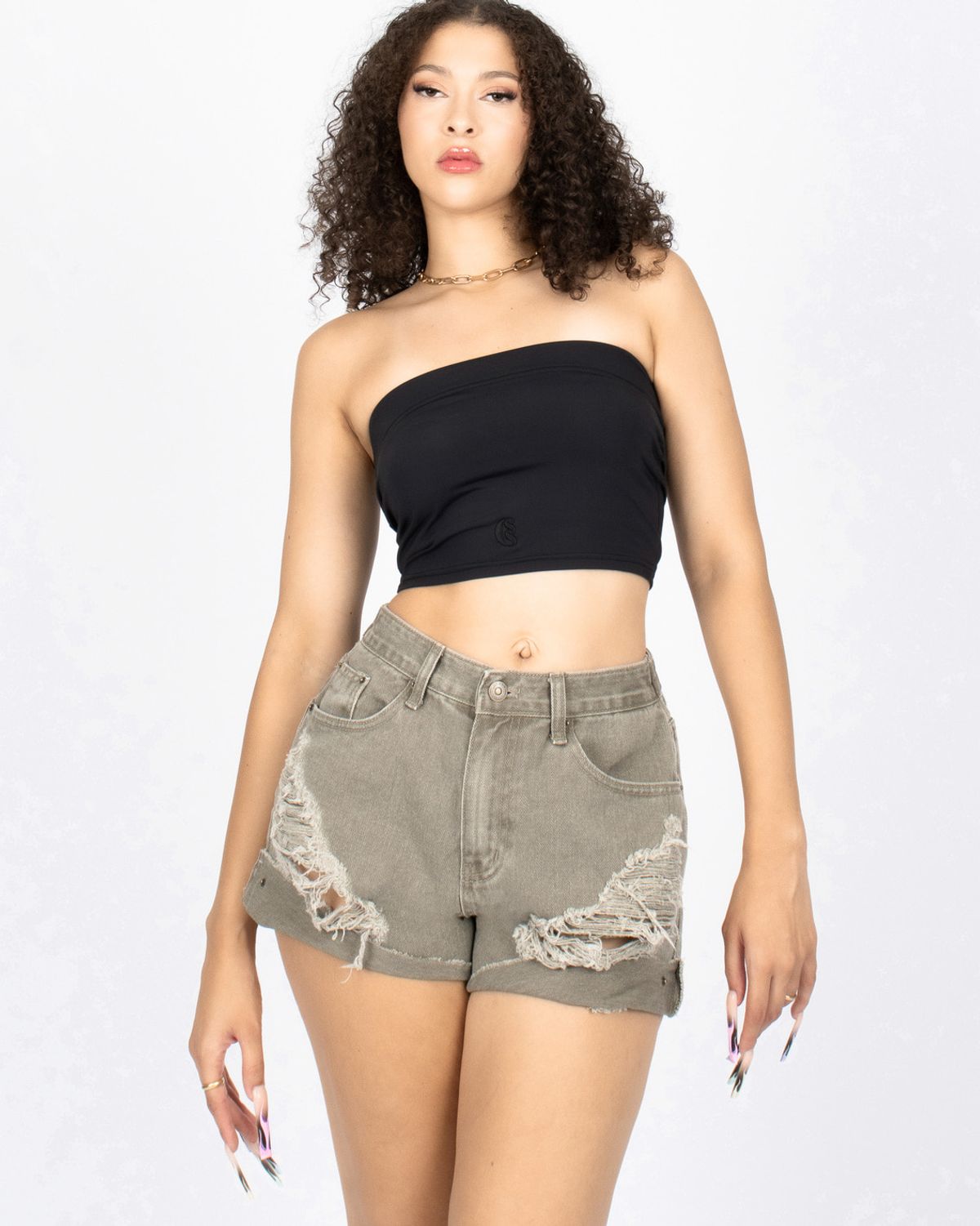 쿨시스(COOLSIS) CS CROP TUBE TOP-028