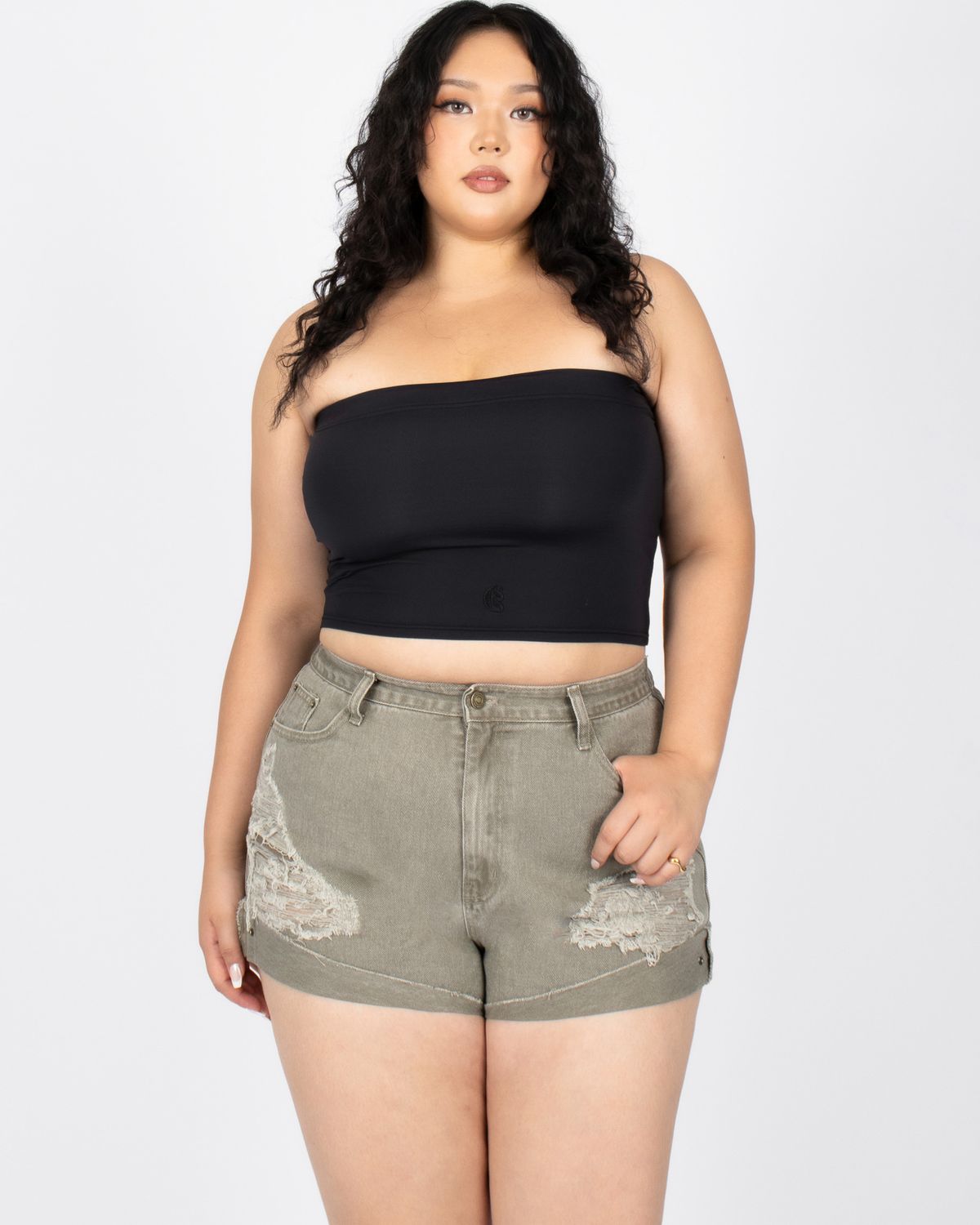 쿨시스(COOLSIS) CS CROP TUBE TOP-028