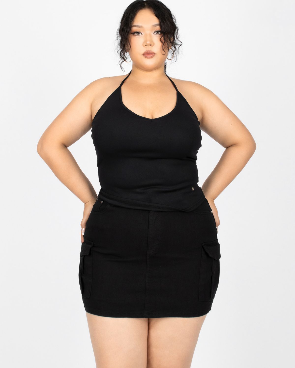 쿨시스(COOLSIS) CS BALL HALTER BRA TOP-029 (BLACK)