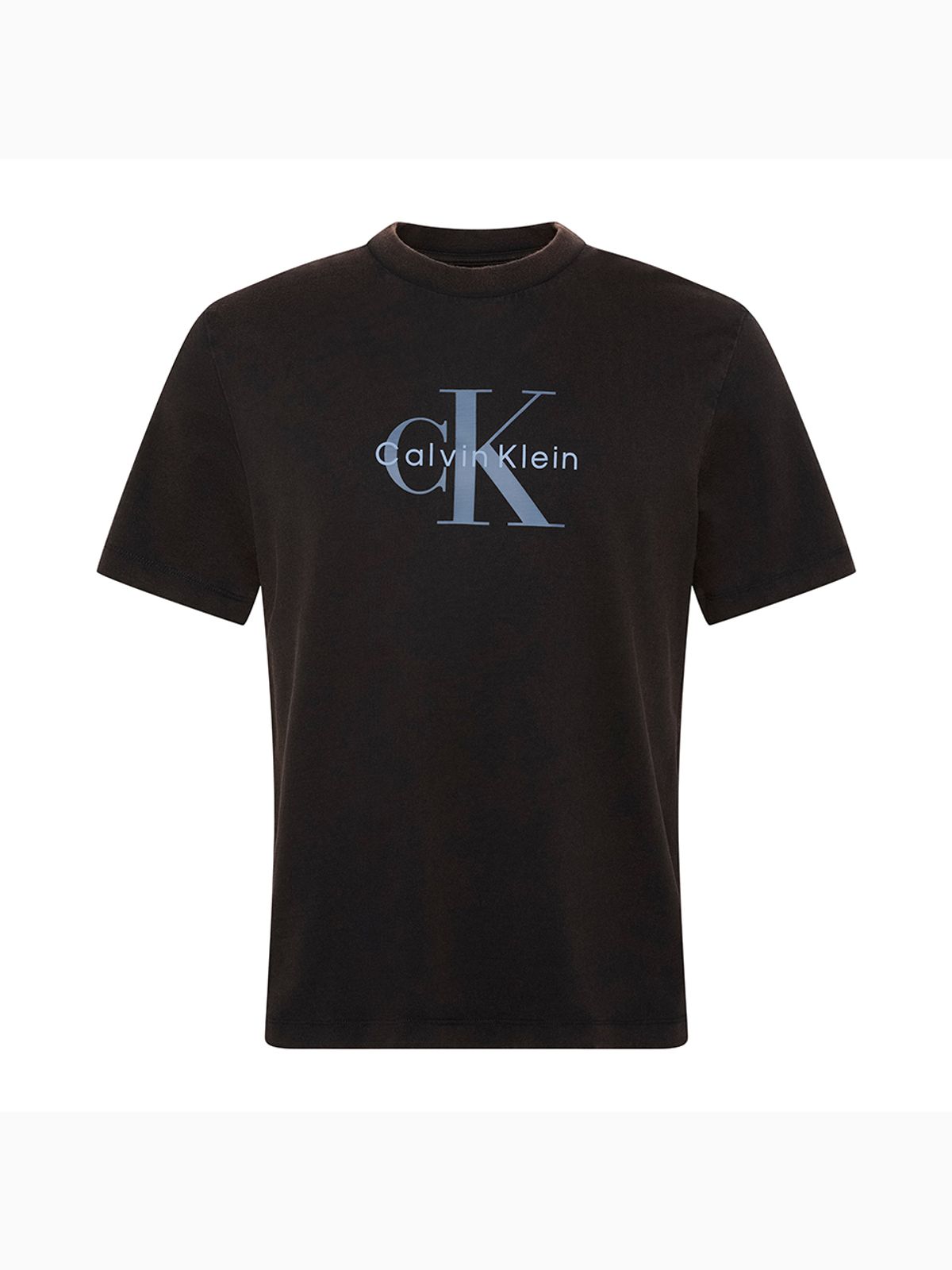캘빈클라인 진(CALVIN KLEIN JEANS) 애시드 워시 모노로고 그래픽 반팔 티셔츠 4RG832G UB1