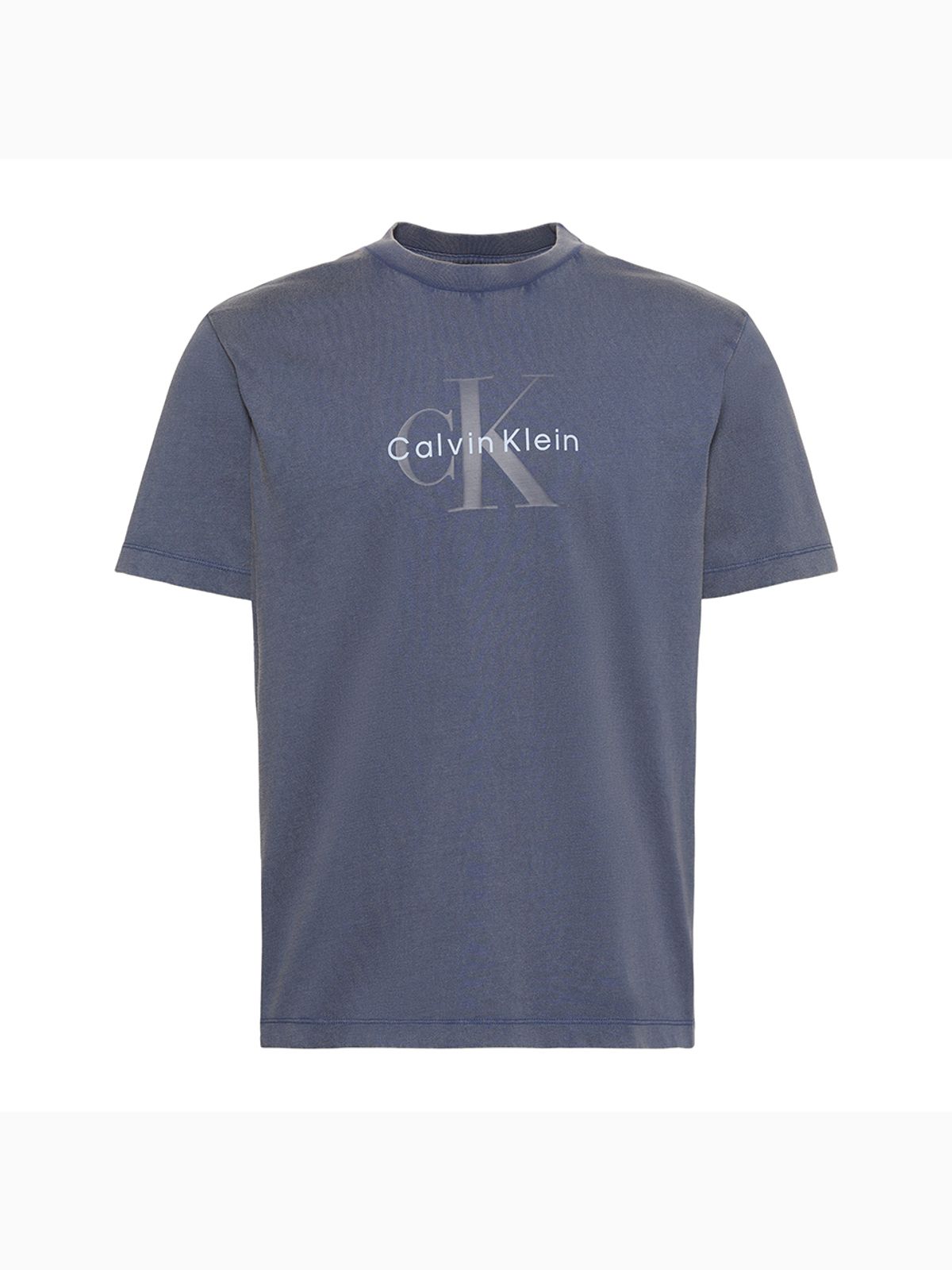 캘빈클라인 진(CALVIN KLEIN JEANS) 애시드 워시 모노로고 그래픽 반팔 티셔츠 4RG832G XL7