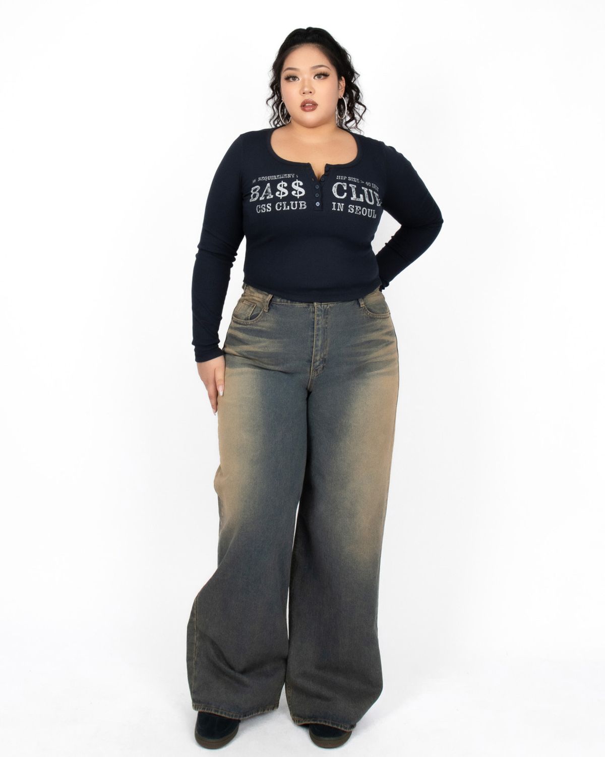쿨시스(COOLSIS) CS BCLUB BOTTON TOP-034 (NAVY)