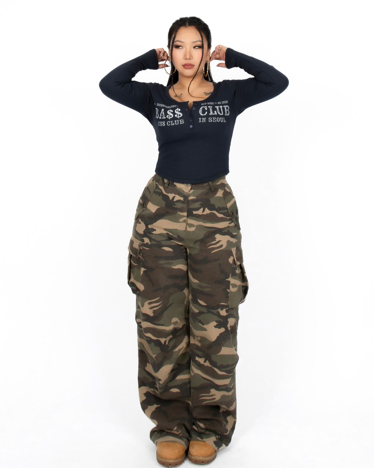 쿨시스(COOLSIS) CS BCLUB BOTTON TOP-034 (NAVY)