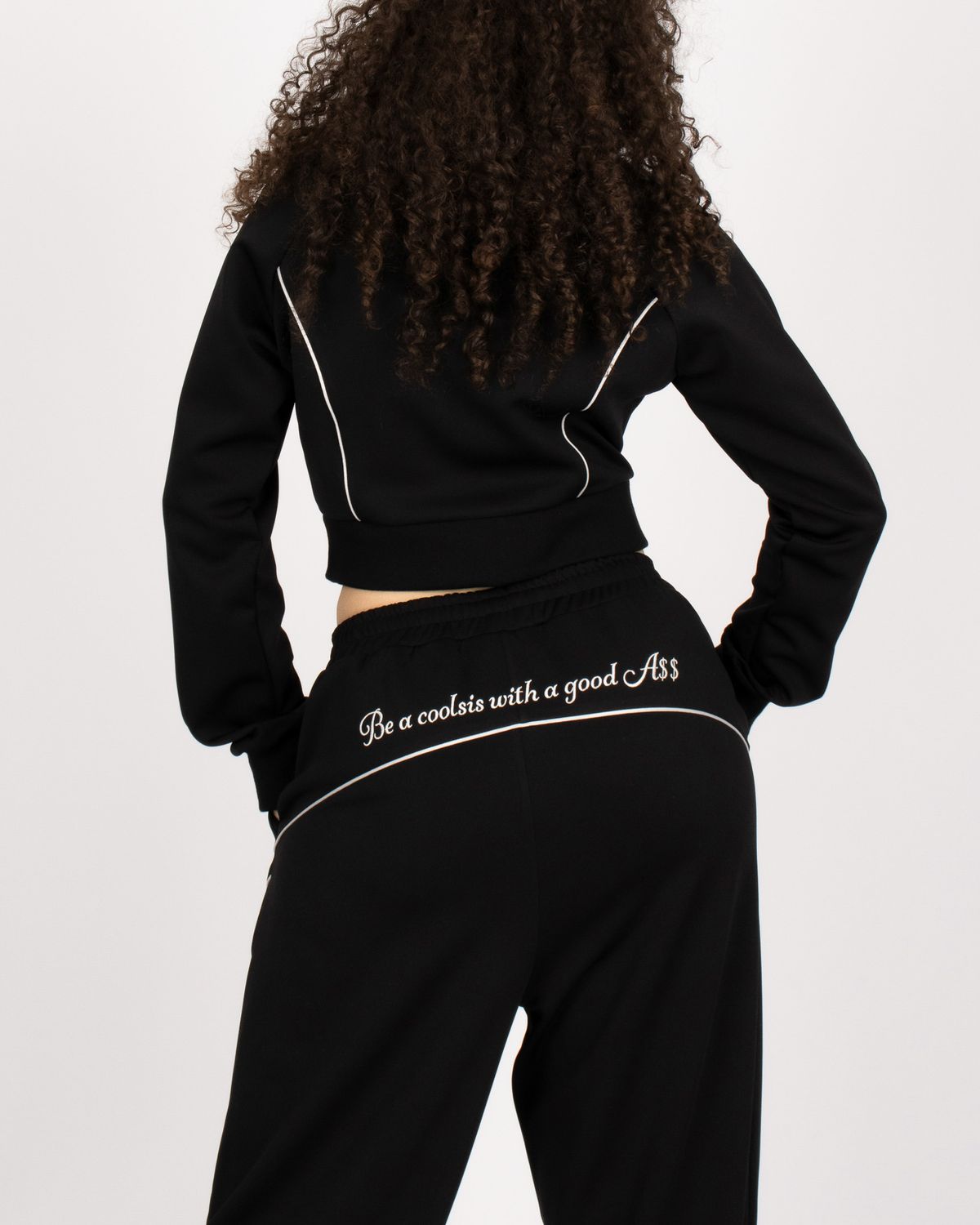 쿨시스(COOLSIS) CS PIPING TRACKSUIT JK-009 (BLACK)
