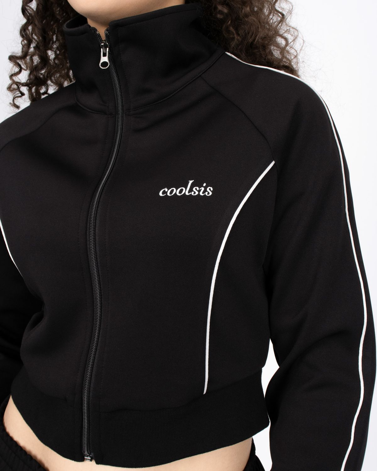 쿨시스(COOLSIS) CS PIPING TRACKSUIT JK-009 (BLACK)