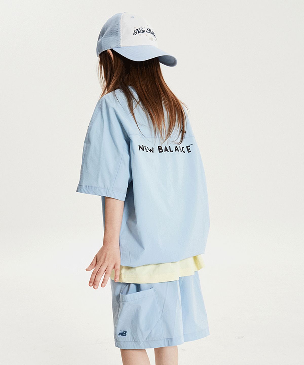 뉴발란스 키즈(NEWBALANCEKIDS) Run Festival_아동 일러스트 우븐 피스테 셋업 NK9YG2502U51