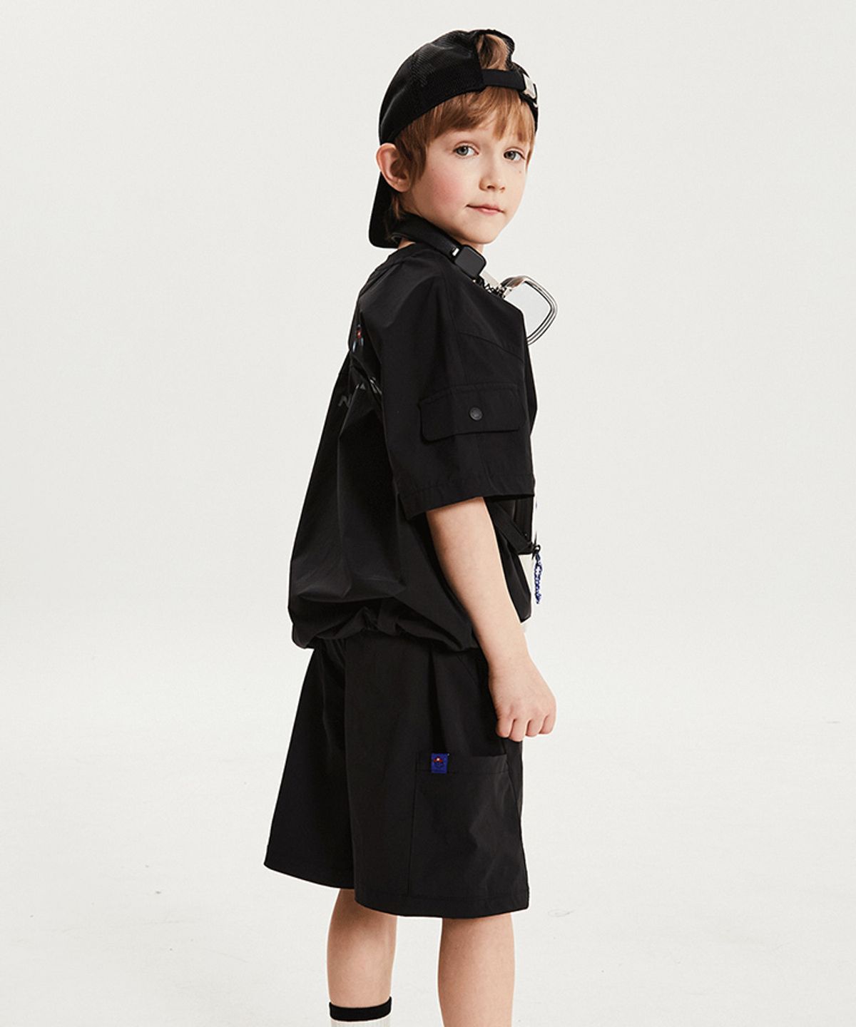 뉴발란스 키즈(NEWBALANCEKIDS) Run Festival_아동 일러스트 우븐 피스테 셋업 NK9YG2502U19