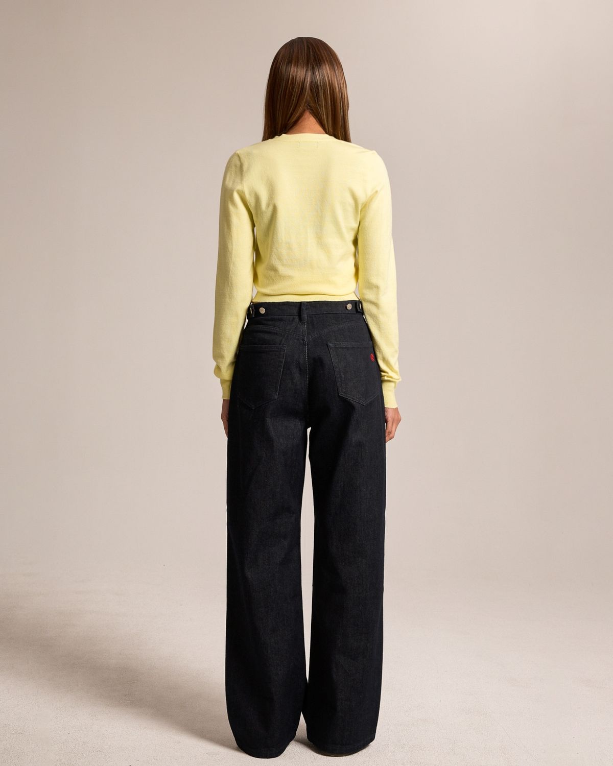쿨시스(COOLSIS) CS CLASSIC SOFT CROP CARDIGAN-025 (LEMON)