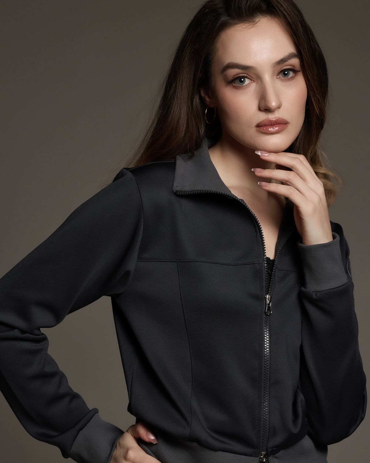 쿨시스(COOLSIS) CS ESSENTIAL JACKET-023 (CHARCOAL)