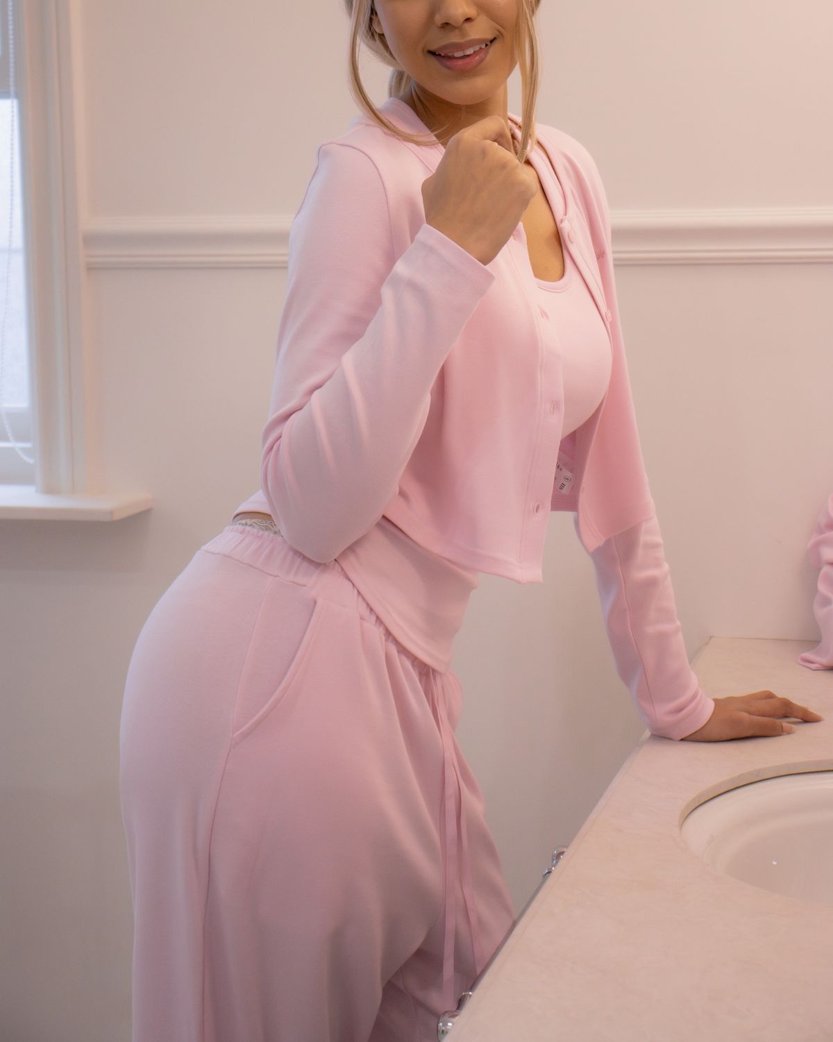 쿨시스(COOLSIS) CS C-NIGHT MODAL CARDIGAN-062 (PINK)