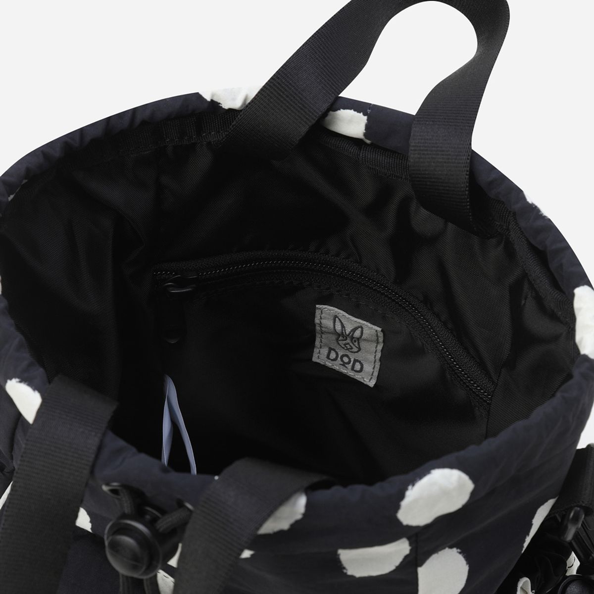 디오디(DOD) 키노코 도트 버킷백(BLACK)