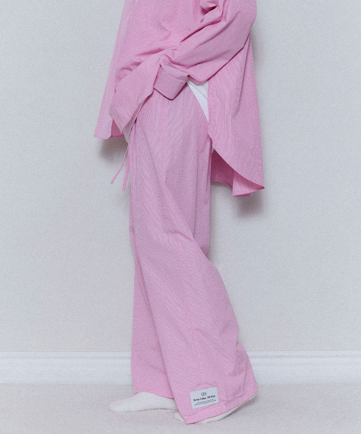 캄투올(CALMTOALL) [블랜드] 세이브 스트라이프 팬츠 라운지웨어 3colors