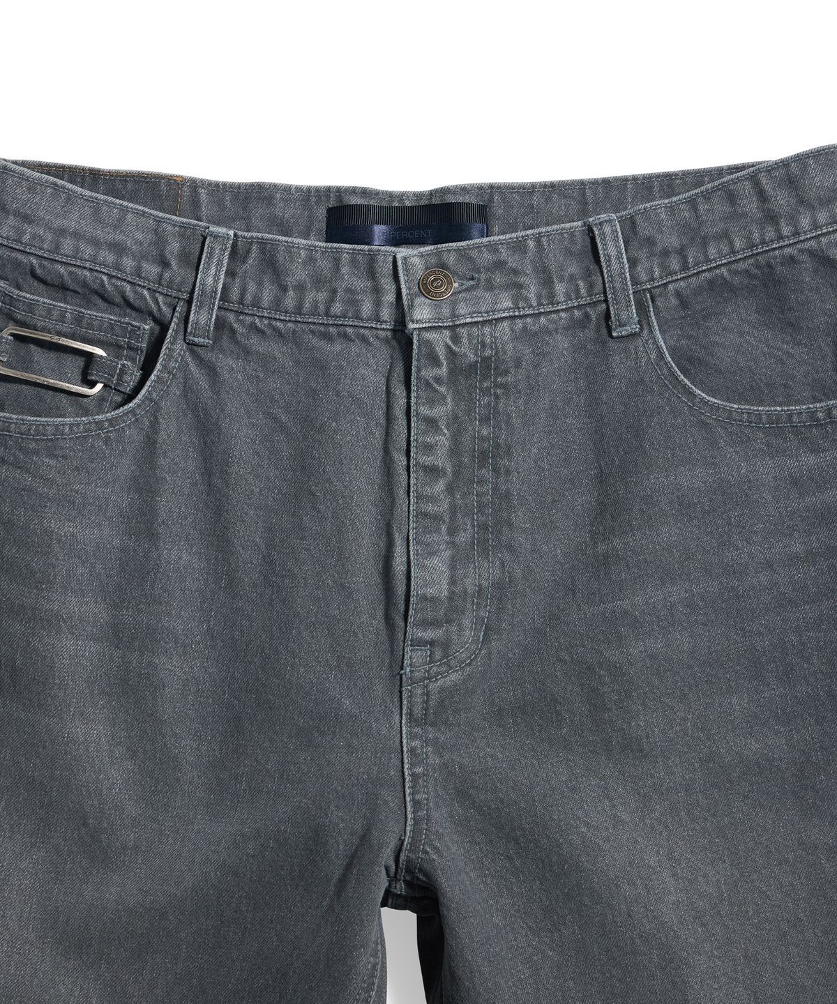 51퍼센트(51PERCENT) Banding denim pants - grey