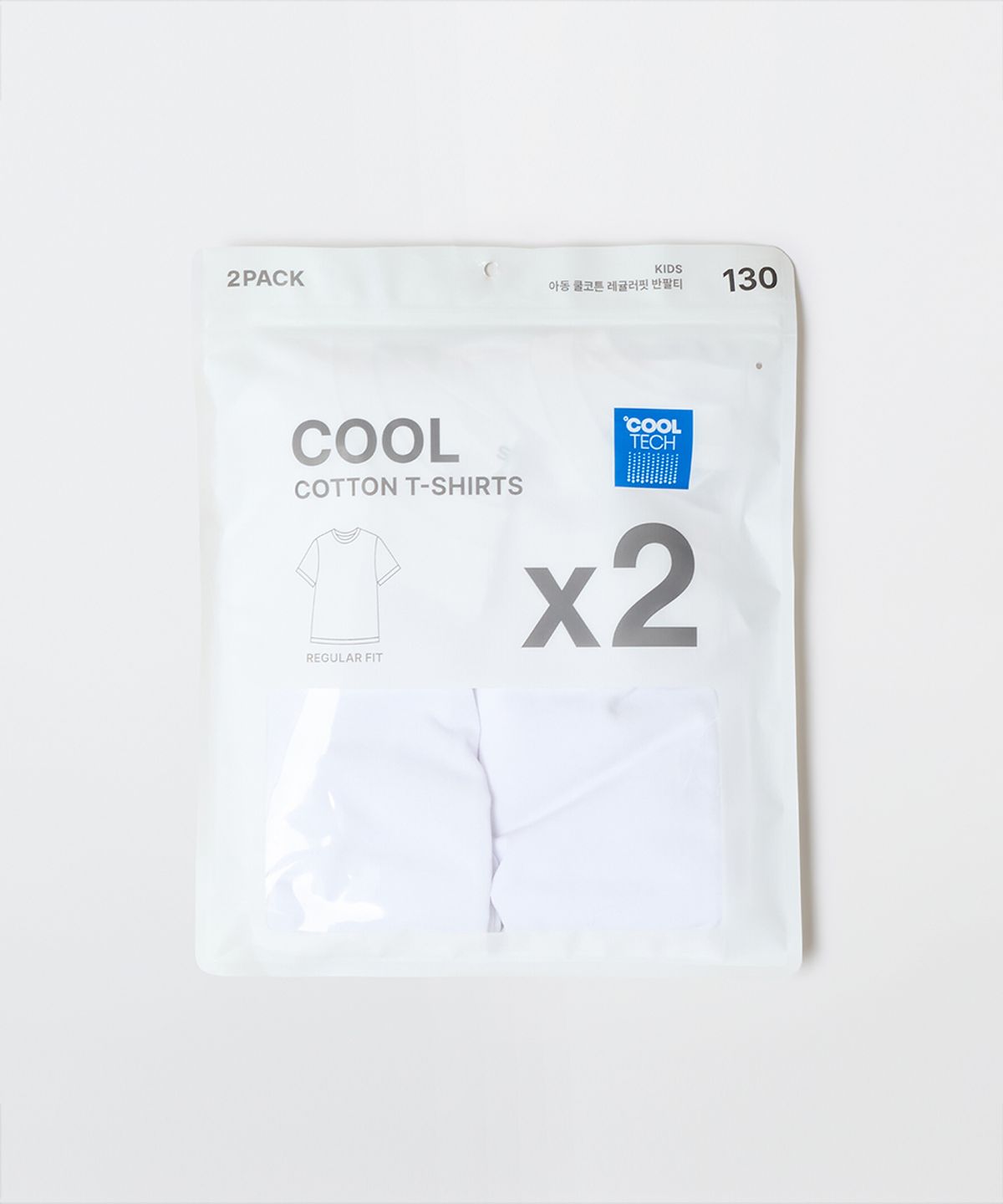 스파오 키즈(SPAO KIDS) [키즈] [2PACK] COOL 레귤러핏 반팔티_SPRWGA9KU2
