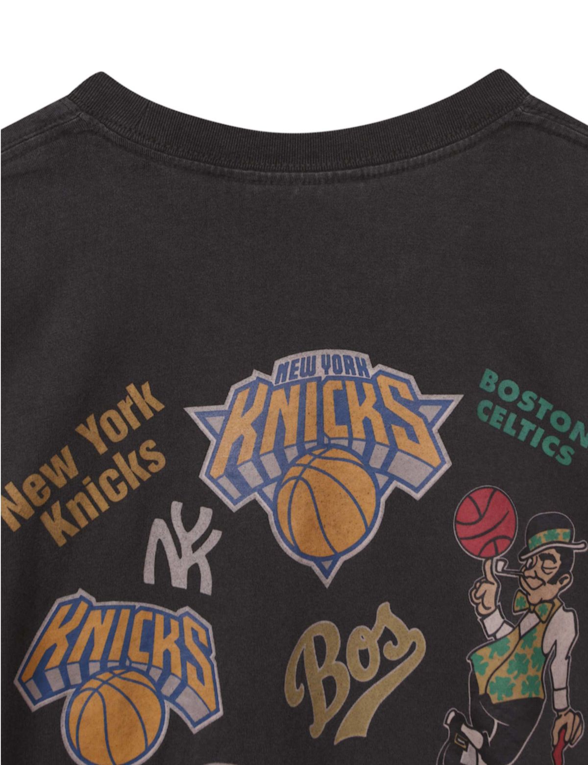 엔비에이(NBA) 팀 아카이브 피그먼트 반팔 티셔츠 다크 그레이