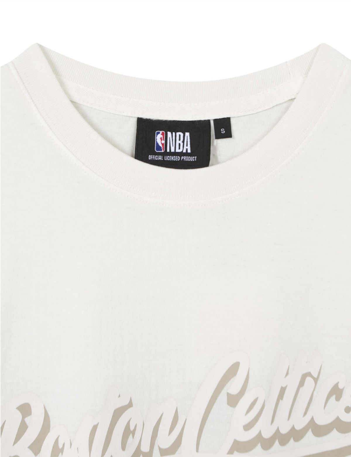 엔비에이(NBA) 빅 레터링 피그먼트 반팔 티셔츠 민트