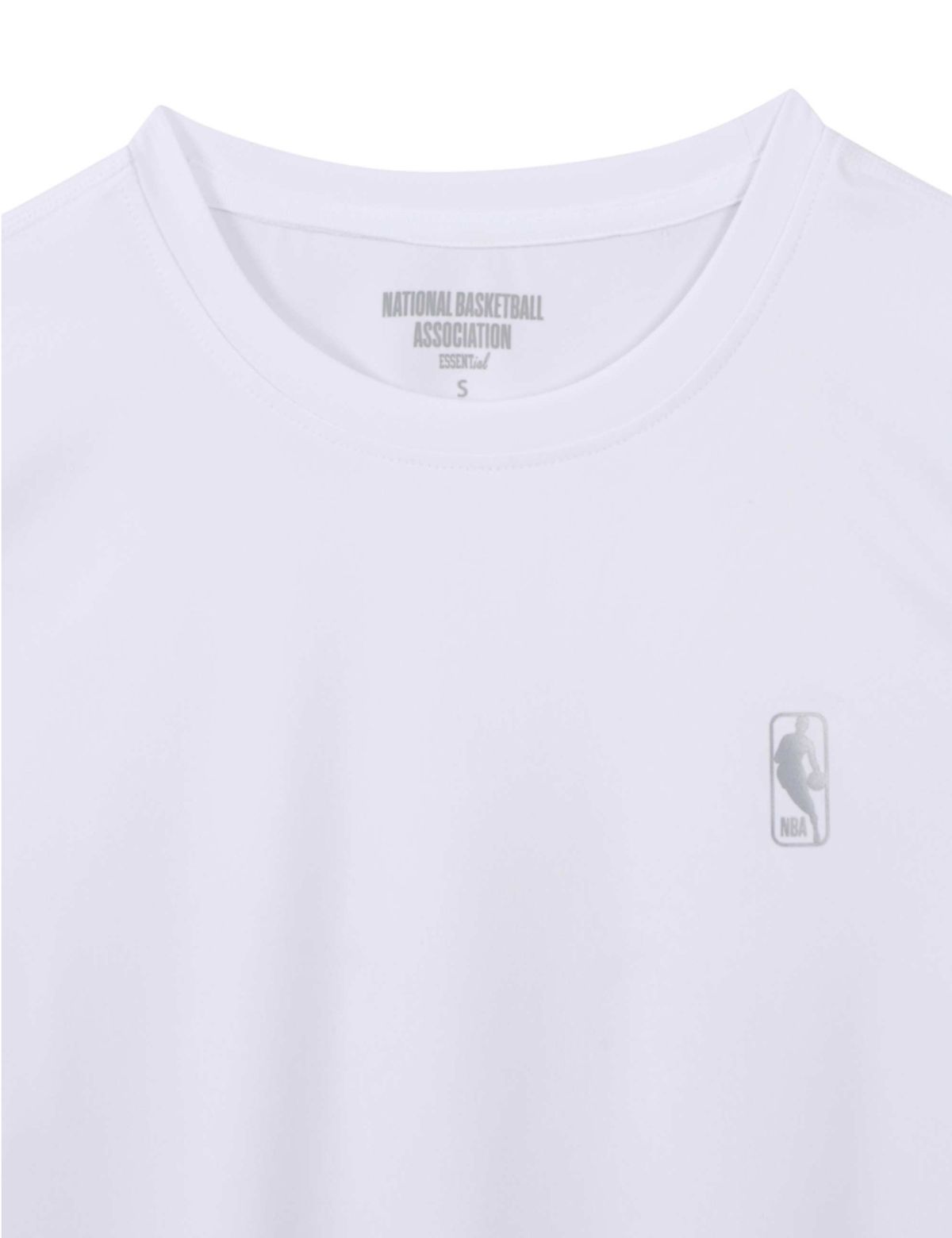 엔비에이(NBA) ESSENTIAL 에슬레틱 반팔 티셔츠 화이트