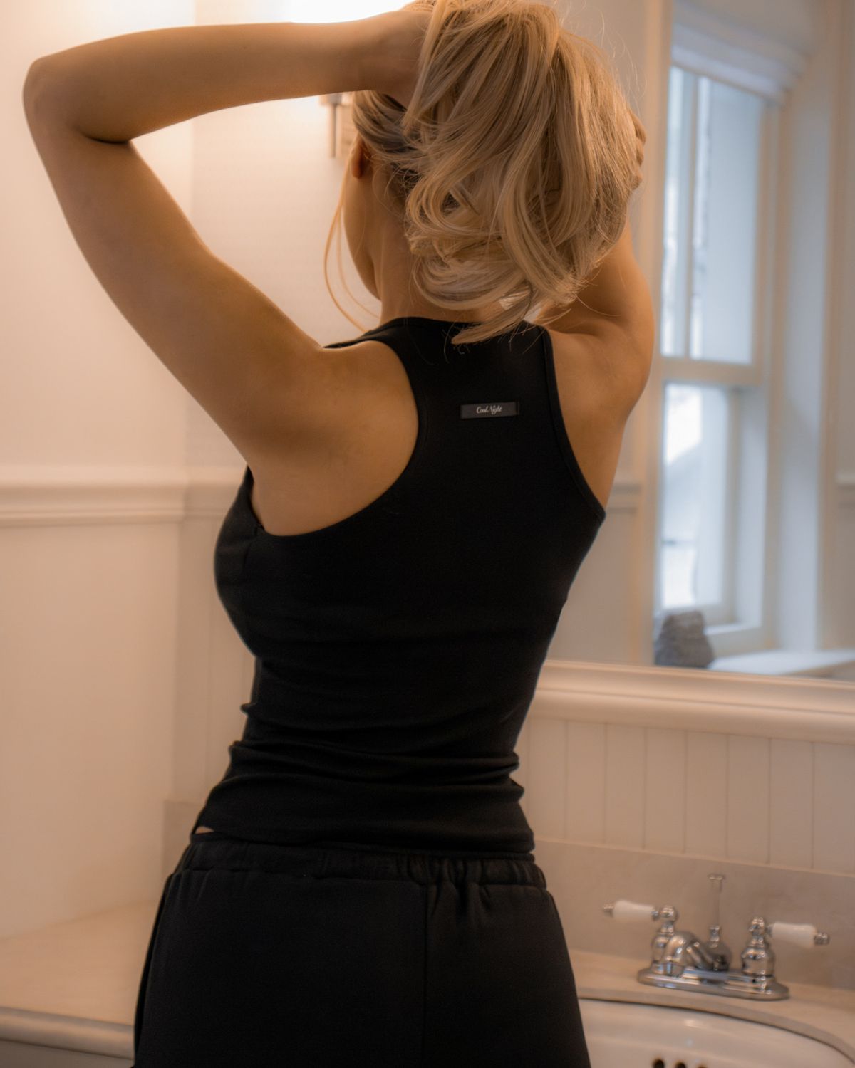 쿨시스(COOLSIS) CS C-NIGHT MODAL BRA TOP-061 (BLACK)