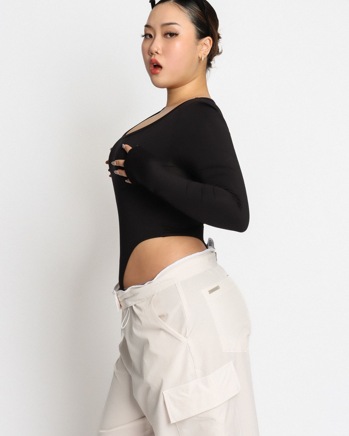 쿨시스(COOLSIS) CS SOFT BODYSUIT TOP-041 (BLACK)