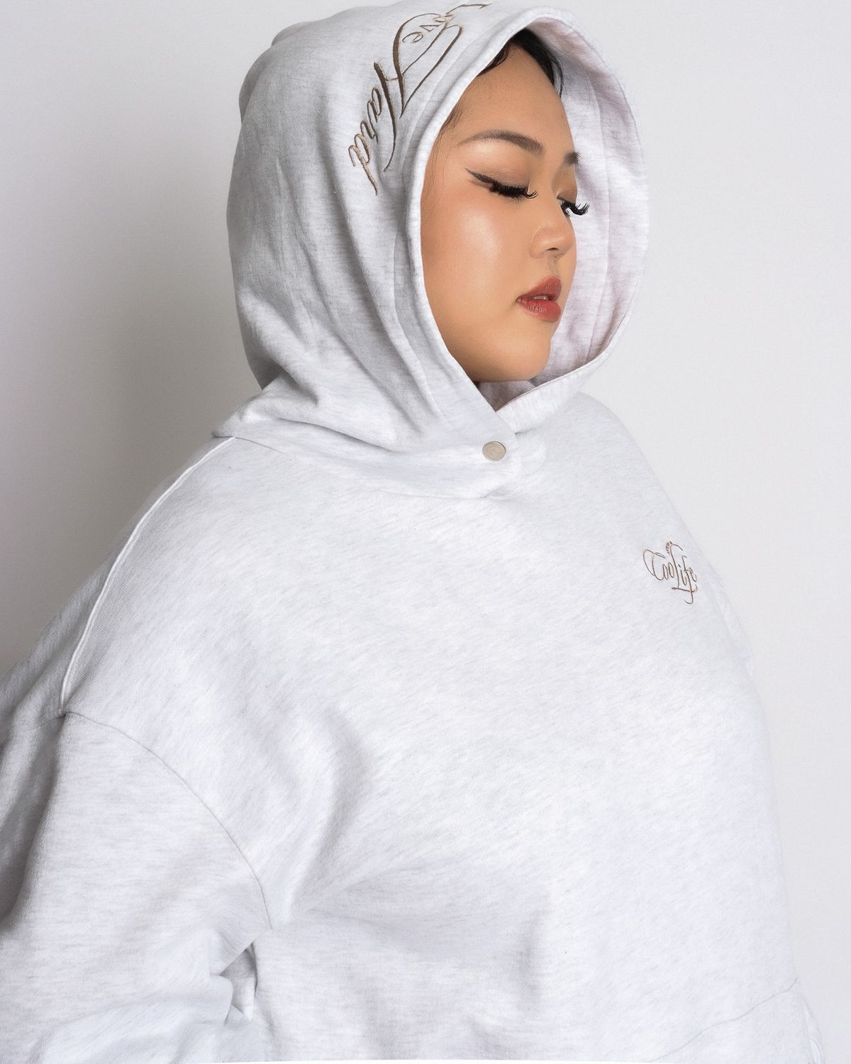 쿨시스(COOLSIS) CS COOL LIFE HOODIE-040 (MELANGE)