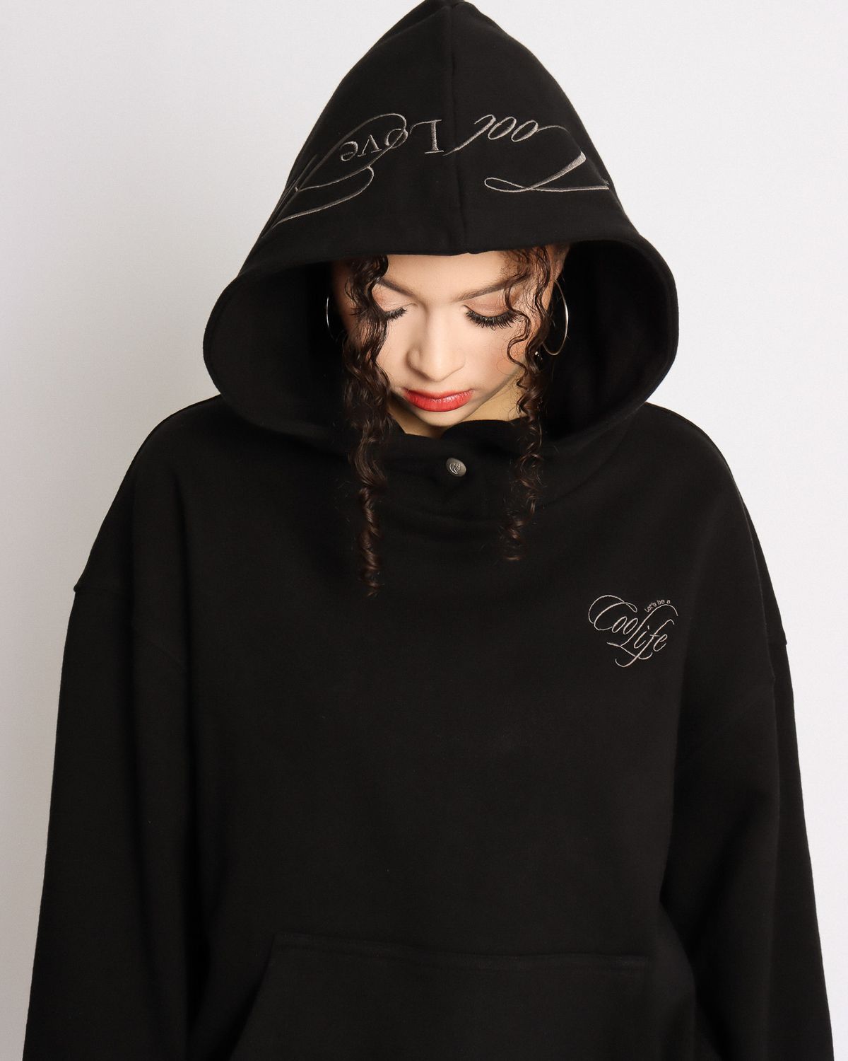 쿨시스(COOLSIS) CS COOL LIFE HOODIE-040 (BLACK)