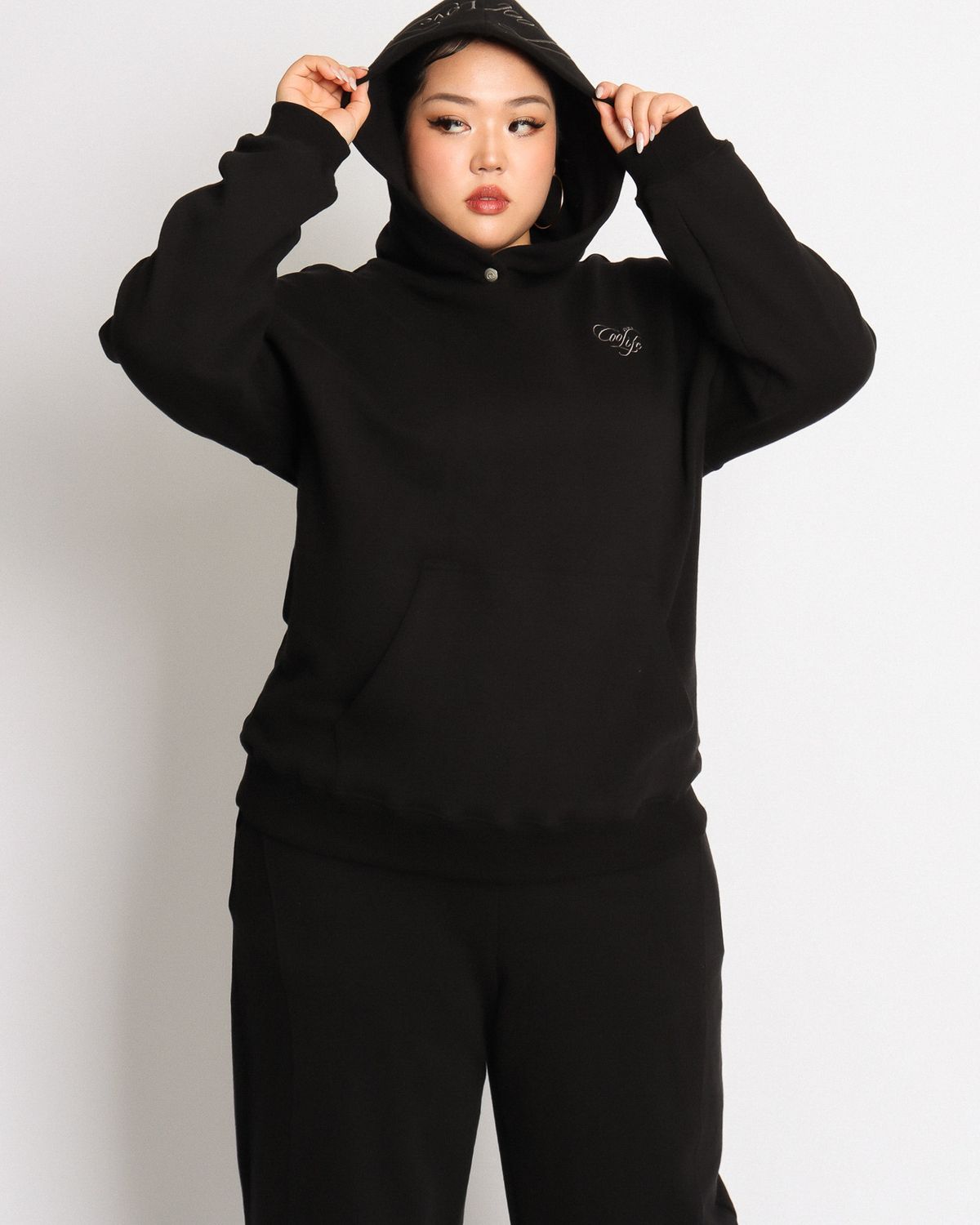 쿨시스(COOLSIS) CS COOL LIFE HOODIE-040 (BLACK)