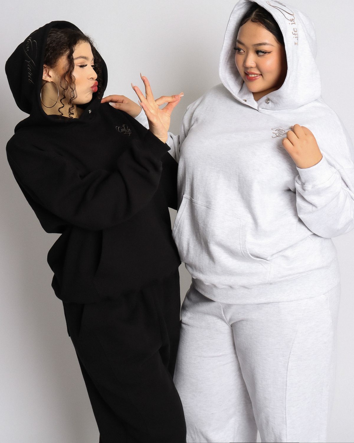 쿨시스(COOLSIS) CS COOL LIFE HOODIE-040 (BLACK)