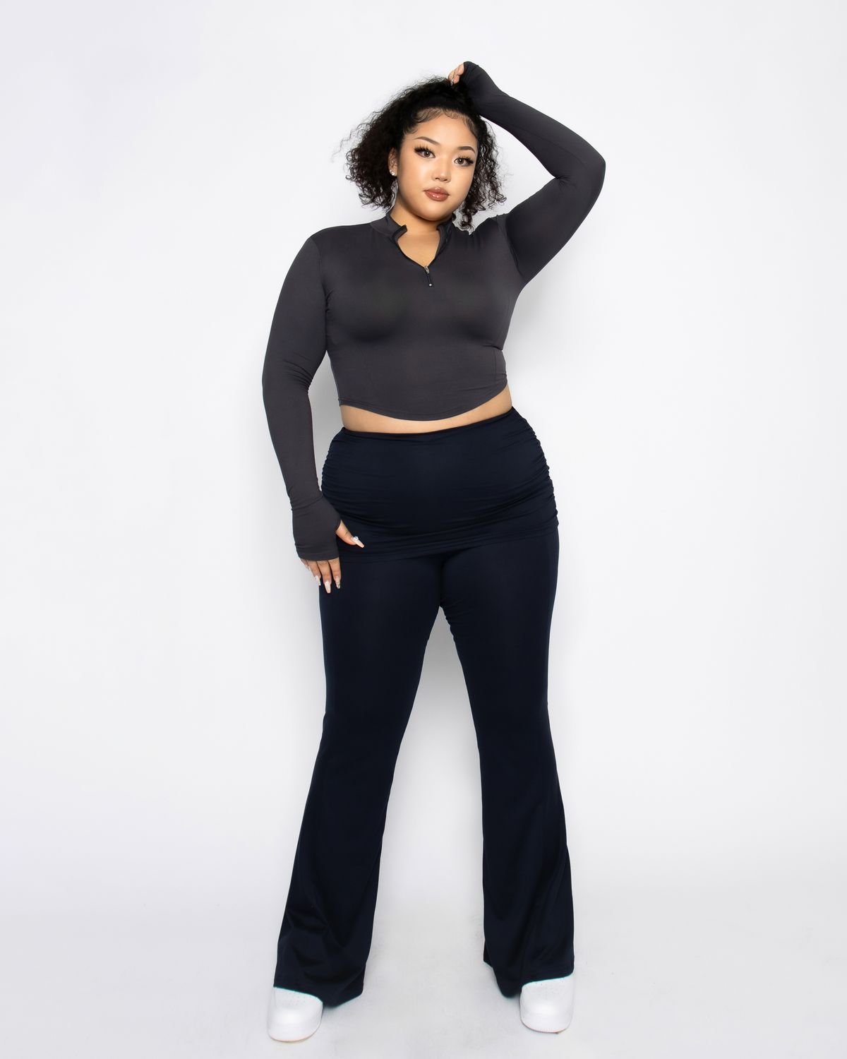 쿨시스(COOLSIS) CS +7℃ SOFT HEAT ZIP TOP-039 (CHARCOAL)