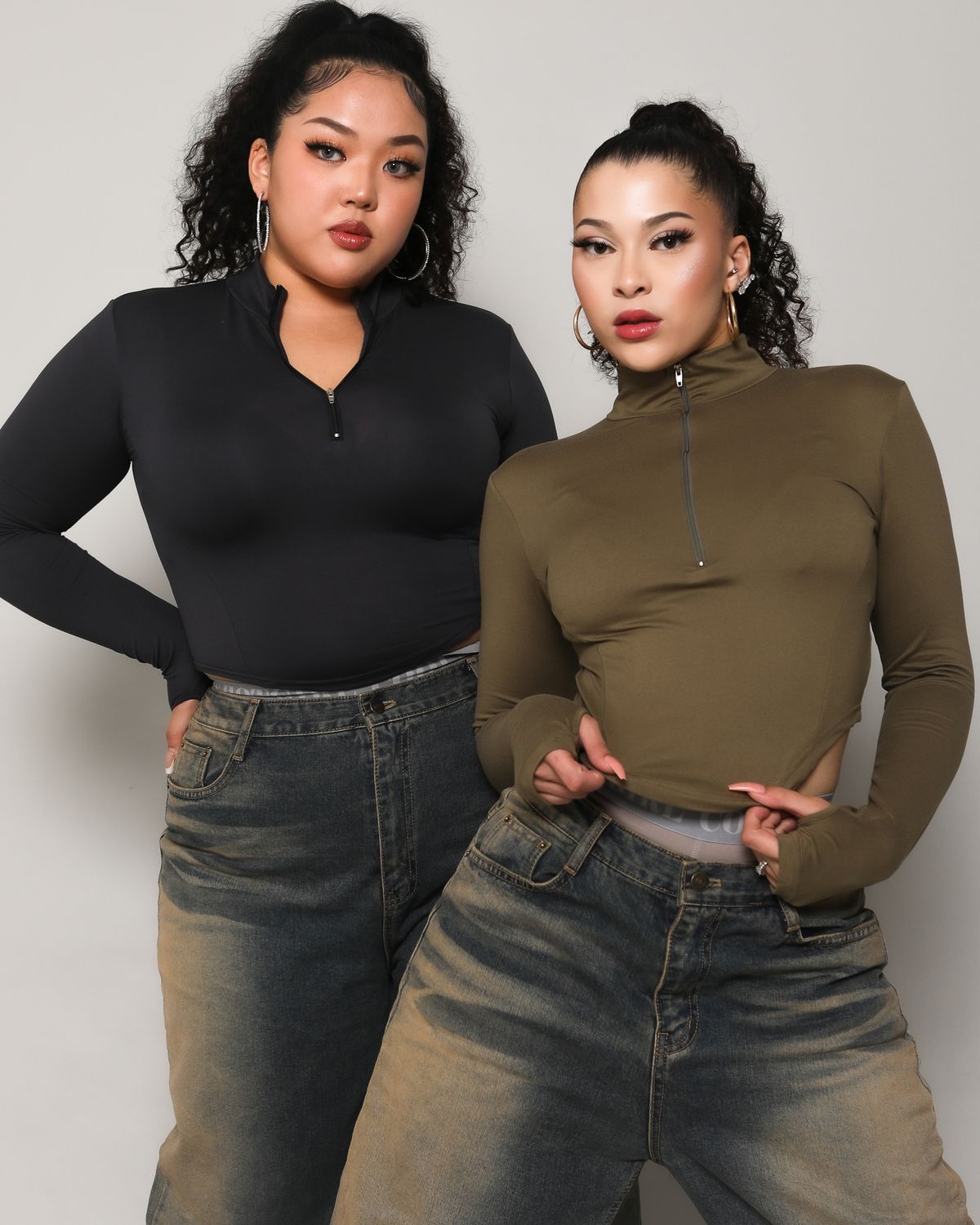 쿨시스(COOLSIS) CS +7℃ SOFT HEAT ZIP TOP-039 (KHAKI)