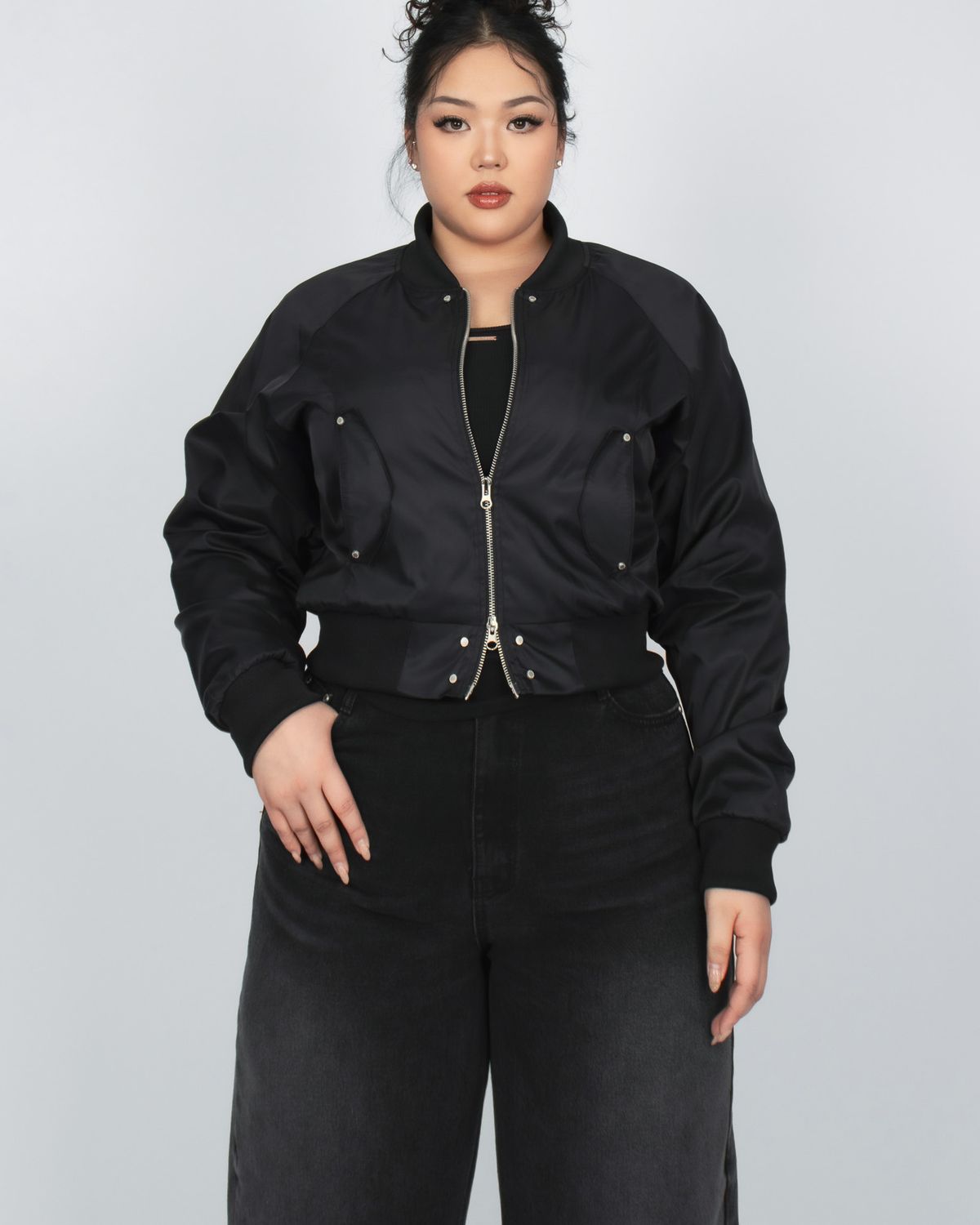 쿨시스(COOLSIS) CS NYLON CROP JACKET-015
