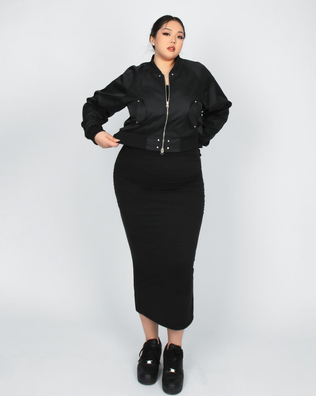 쿨시스(COOLSIS) CS NYLON CROP JACKET-015