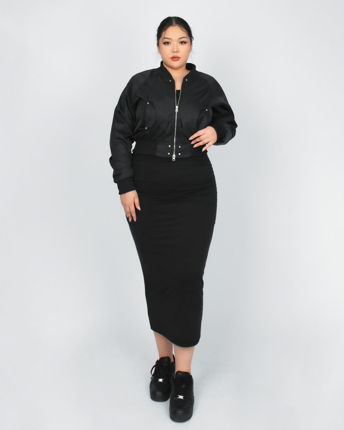 쿨시스(COOLSIS) CS NYLON CROP JACKET-015