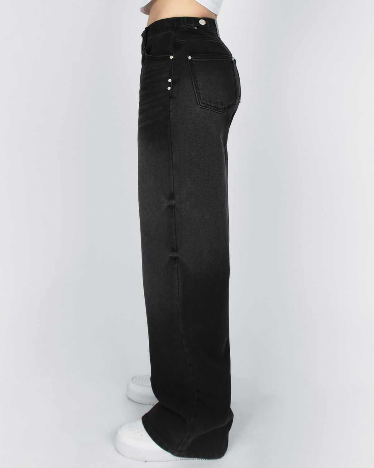 쿨시스(COOLSIS) CS BLACK WIDE JEANS-045