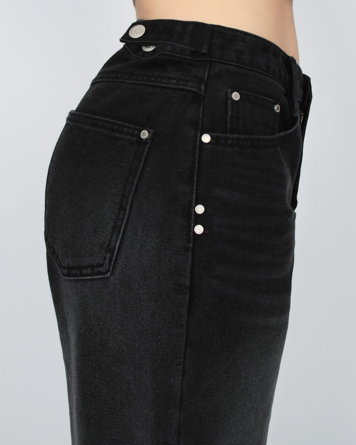 쿨시스(COOLSIS) CS BLACK WIDE JEANS-045